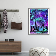 Charger l'image dans la galerie, Mots de ciel étoilé - diamant rond complet - 30x40cm