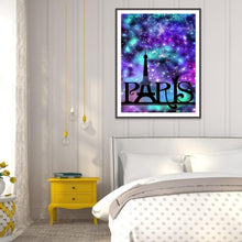 Charger l'image dans la galerie, Mots de ciel étoilé - diamant rond complet - 30x40cm
