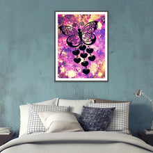 Charger l'image dans la galerie, Mots de ciel étoilé - diamant rond complet - 30x40cm