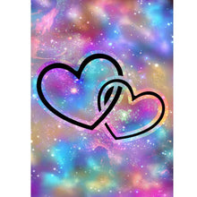 Charger l'image dans la galerie, Mots de ciel étoilé - diamant rond complet - 30x40cm