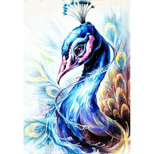 Charger l'image dans la galerie, Peafowl - diamant rond complet - 30x40cm