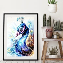 Charger l'image dans la galerie, Peafowl - diamant rond complet - 30x40cm