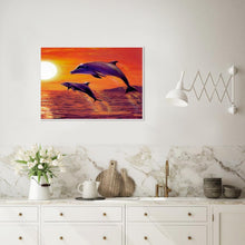 Charger l'image dans la galerie, Dolphin - peinture en diamant complet - 30x40cm