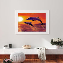 Charger l'image dans la galerie, Dolphin - peinture en diamant complet - 30x40cm