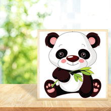 Charger l'image dans la galerie, Panda - diamant rond complet - 30x30cm