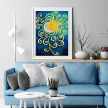 Charger l'image dans la galerie, Soleil et lune - diamant plein rond - 30x40cm