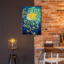 Charger l'image dans la galerie, Soleil et lune - diamant plein rond - 30x40cm