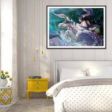 Charger l'image dans la galerie, Taureau - diamant rond complet - 40x30cm