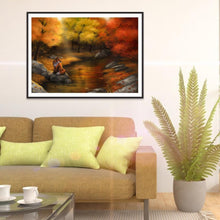 Charger l'image dans la galerie, Paysage d’automne - diamant rond complet - 40x30cm