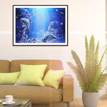 Charger l'image dans la galerie, Sous-marin - diamant rond complet - 40x30cm