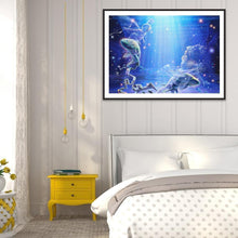 Charger l'image dans la galerie, Sous-marin - diamant rond complet - 40x30cm