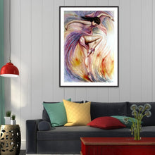 Charger l'image dans la galerie, Fille - diamant rond complet - 30x40cm