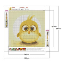 Charger l'image dans la galerie, Oiseau - diamant rond complet - 30x30cm
