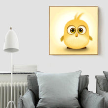 Charger l'image dans la galerie, Oiseau - diamant rond complet - 30x30cm