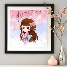 Charger l'image dans la galerie, Fille - diamant rond complet - 30x30cm