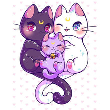 Charger l'image dans la galerie, Chat - diamant rond complet - 30x40cm