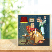 Charger l'image dans la galerie, Vieil homme - peinture complète de diamant - 30x30cm