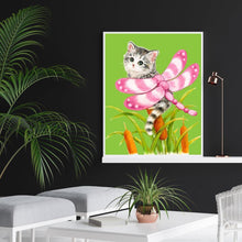 Charger l'image dans la galerie, Chat - diamant rond complet - 30x30cm