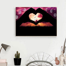 Charger l'image dans la galerie, Coeur - peinture en diamant complet - 30x40cm