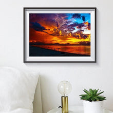Charger l'image dans la galerie, Lumière de coucher du soleil - peinture complète de diamant - 30x40cm
