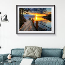 Charger l'image dans la galerie, Paysage - diamant rond complet - 40x30cm