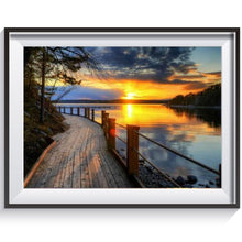 Charger l'image dans la galerie, Paysage - diamant rond complet - 40x30cm