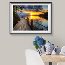 Charger l'image dans la galerie, Paysage - diamant rond complet - 40x30cm