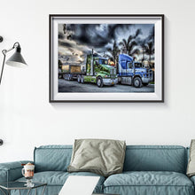 Charger l'image dans la galerie, Voiture - diamant rond complet - 40x30cm