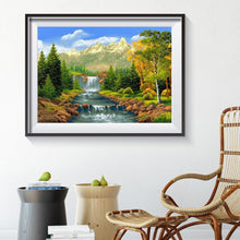Charger l'image dans la galerie, Paysage - diamant rond complet - 40x30cm