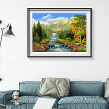Charger l'image dans la galerie, Paysage - diamant rond complet - 40x30cm
