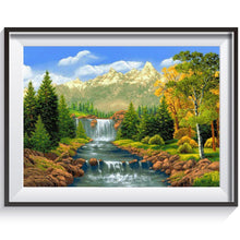 Charger l'image dans la galerie, Paysage - diamant rond complet - 40x30cm
