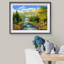 Charger l'image dans la galerie, Paysage - diamant rond complet - 40x30cm