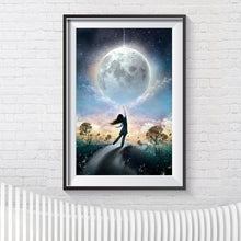 Charger l'image dans la galerie, Fille - diamant rond complet - 40x30cm