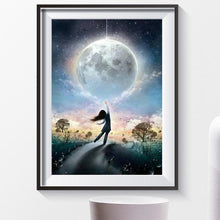 Charger l'image dans la galerie, Fille - diamant rond complet - 40x30cm