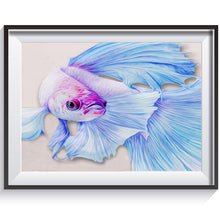 Charger l'image dans la galerie, Poissons - peinture en diamant complet - 40x30cm