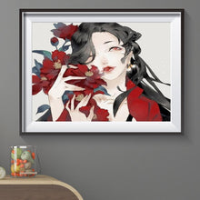 Charger l'image dans la galerie, Beauté - diamant rond complet - 40x30cm