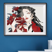 Charger l'image dans la galerie, Beauté - diamant rond complet - 40x30cm