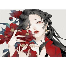 Charger l'image dans la galerie, Beauté - diamant rond complet - 40x30cm