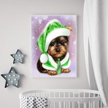 Charger l'image dans la galerie, Chien - diamant rond complet - 30x40cm