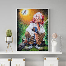 Charger l'image dans la galerie, Vieille dame - diamant rond complet - 30x40cm