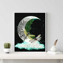 Charger l'image dans la galerie, Lune - diamant plein rond - 40x50cm
