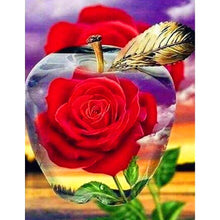 Charger l'image dans la galerie, Rose - diamant rond complet - 40x50cm