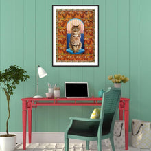 Charger l'image dans la galerie, Chat - diamant rond complet - 30x40cm