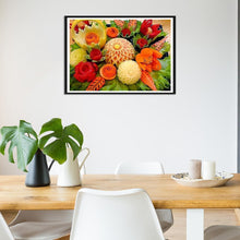 Charger l'image dans la galerie, Nourriture délicieuse - diamant rond complet - 30x40cm