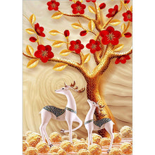 Charger l'image dans la galerie, Élan - diamant rond complet - 30x40cm