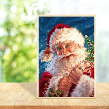 Charger l'image dans la galerie, Père Noël - diamant rond complet - 30x40cm