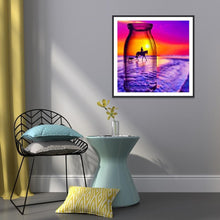 Charger l'image dans la galerie, Lever de soleil - diamant rond complet - 40x40cm