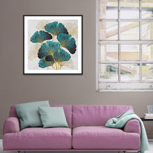 Charger l'image dans la galerie, Feuille - diamant rond complet - 40x40cm