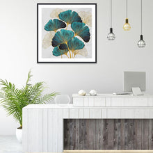 Charger l'image dans la galerie, Feuille - diamant rond complet - 40x40cm