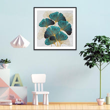 Charger l'image dans la galerie, Feuille - diamant rond complet - 40x40cm